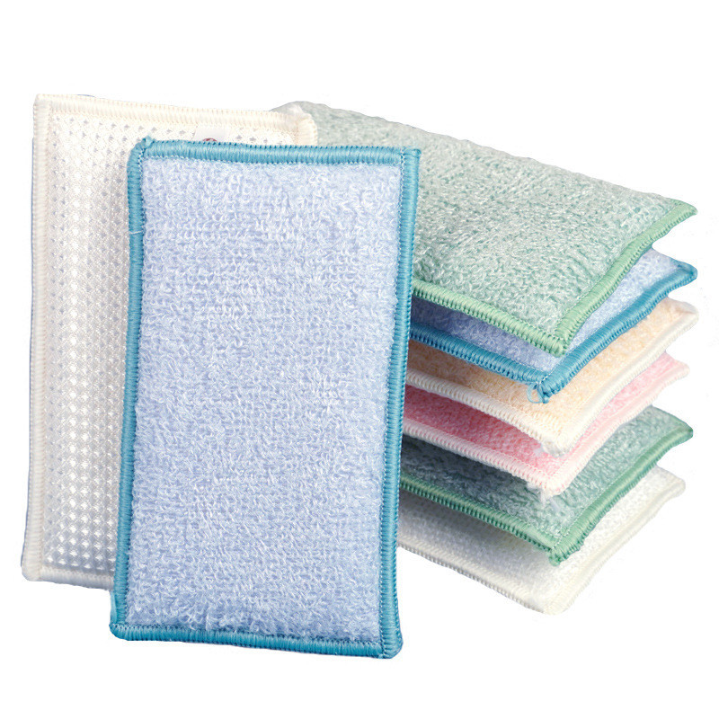 3/2Pcs ครัวทำความสะอาด Scourin - Bamboo Fiber Trunk บทวิจารณ์และราคา