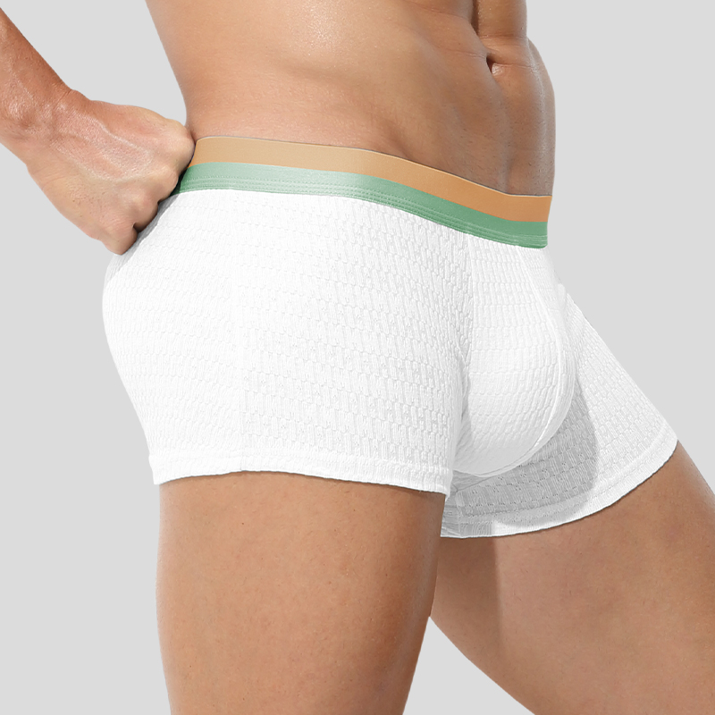 ชุดชั้นในชายผ้าฝ้าย 3 ชิ้น กาง - Boxer Brief Pack Cotton บทวิจารณ์และราคา