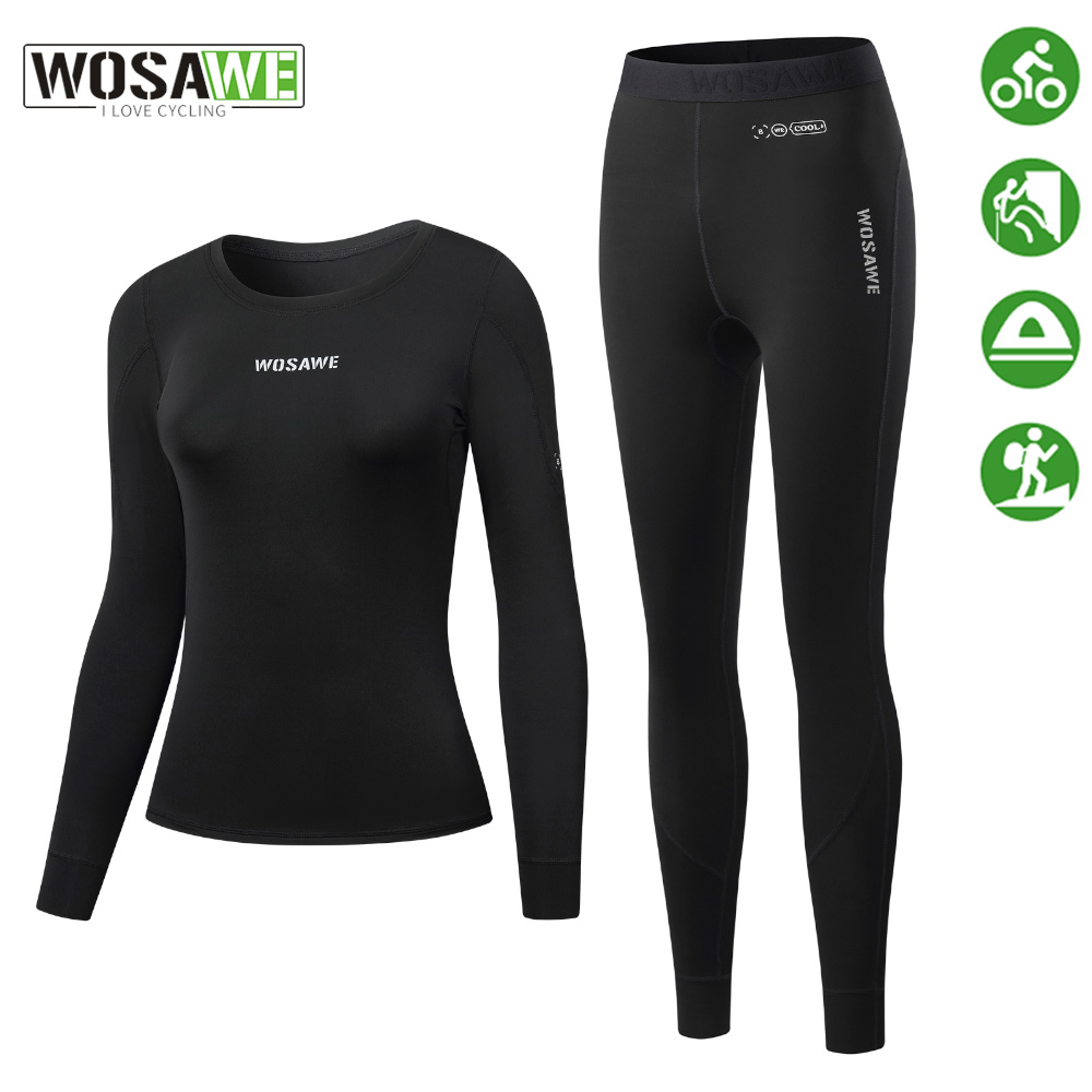 WOSAWE ชุดชั้นในปั่นจักรยานสำห - Compression Long Pant บทวิจารณ์และราคา